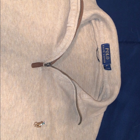Polo Ralph Lauren 3/4 zip up sweater (estate rip) - Picture 2 of 6